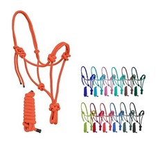 Horse Rope Halter With 9 Ft Lead Rope, Handmade Horse Halter, Training Halter