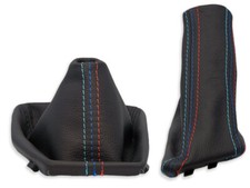 SCHALTMANSCHETTE HANDBREMSSACK FUR BMW X1 E84 2009-15 LEDER NAHT /M/ 