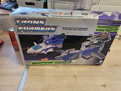 Vintage Hasbro Transformers G1 Decepticon Mikromaster Basis Skystalker Retro