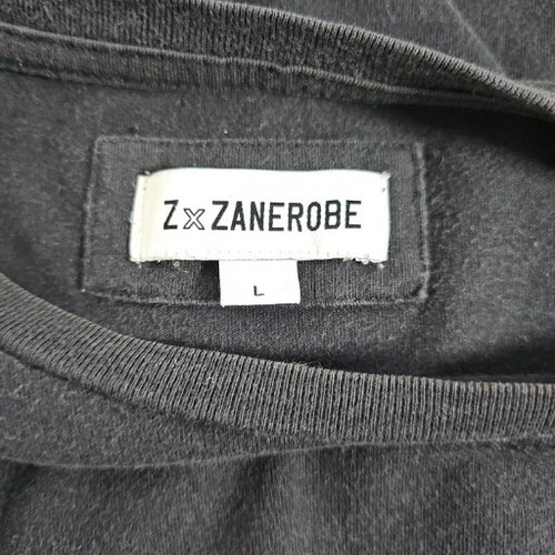 Zx ZANEROBE Men's T Shirt, Black With Logo, Size L - Picture 5 of 8