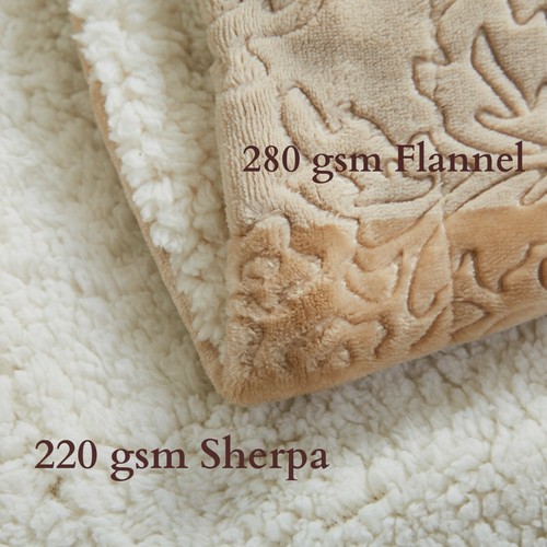 Sherpa Flanell Fleece Decke weich warm Großhandel Menge Menge 5 Pack - 63x87" - Bild 45 von 48