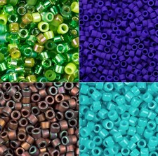 Miyuki Delica Seed Beads 11/0 Approx 1,440 beads. Choose from over 50 colours
