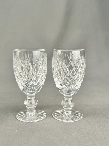6 Waterford Crystal DONEGAL 4 1/4" Sherry Glasses: MINT - Picture 4 of 11