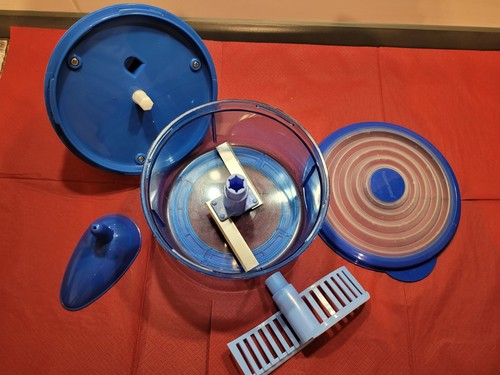 Tupperware Quick-Chef blau 1,3 l ZERKLEINERER KÜCHENMASCHINE RÜHRER - Bild 8 von 13