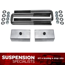 2" Rear Lift Kit For 2011-2019 Chevy Silverado Sierra 2500HD Blocks w/ U-bolts