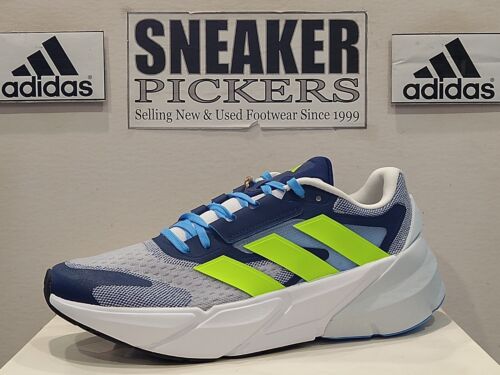 Adidas Men's Adistar 2.0 - ID2807 - White / Lemon - Dark Blue - Size: 11 - NEW !