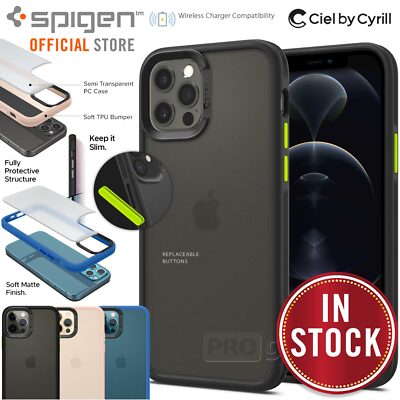 For Apple iPhone 12/ Pro/ Max Case SPIGEN CYRILL Color Brick Hard Cover  Australia