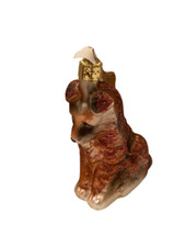 Ornaments to Remember: - Cute Collie Dog- Christmas Ornament - NEW