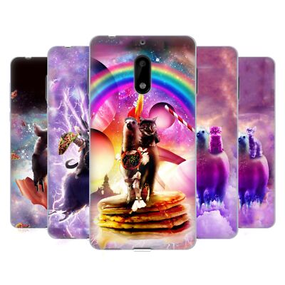 OFFICIAL RANDOM GALAXY SPACE LLAMA SOFT GEL CASE FOR NOKIA PHONES 1
