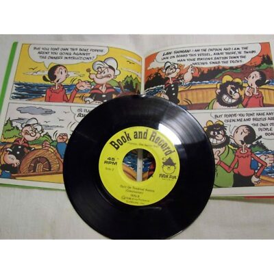 Popeye the Sailor Man. ''Oyle on Troubled Waters''. Book and Record [Paperback]