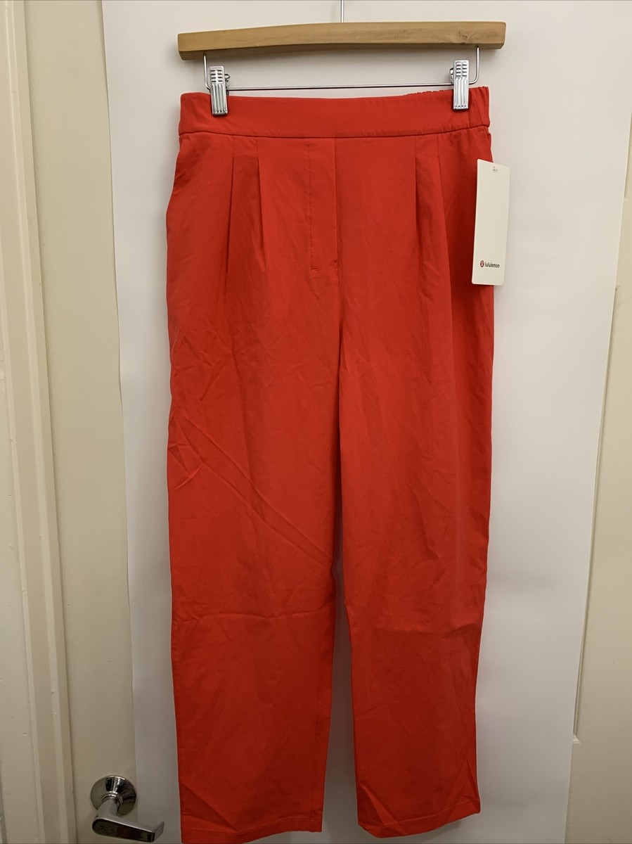 Lululemon Your True Trouser HR Crop NWT Carnation Red High Rise  