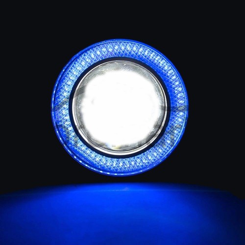 2.5/3/3.5" inch 3200Lm LED Projector Fog Lights Round with Angel Eye Halo Ring - Picture 35 of 45