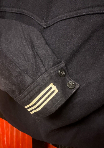 Vintage WWII US Navy Sailor Wool Uniform Naval Clothing Factory Cracker Jack Hat - Picture 12 of 24