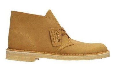 mustard desert boots