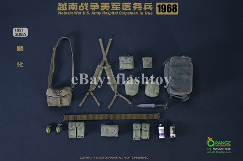 QORANGE QOTOYS QOM-1046 1/6 Vietnam War U.S. Army Hospital Corpsman Male Figure - Picture 12 of 16