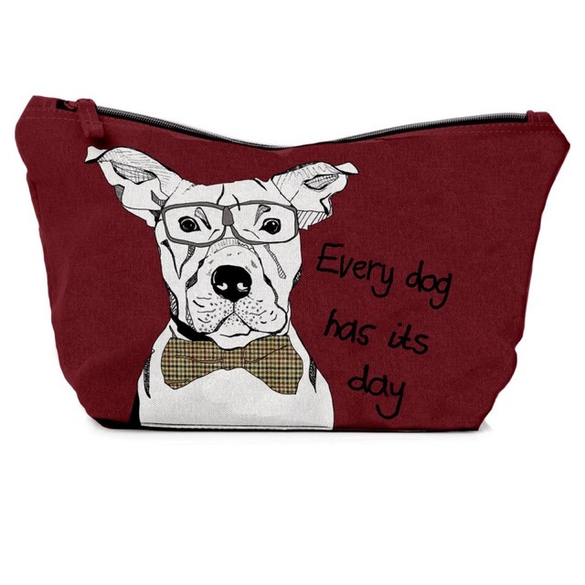 Casey Rogers Large Men's Red Wash Bag Every Dog has its DayTravel Flight 28535 Casey Rogers Large Men's Red Wash Bag Every Dog has its DayTravel Flight 28535