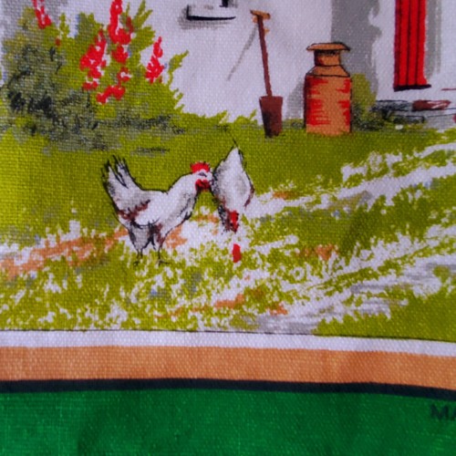 Leinen Irish Farmhouse Landschaft Lamont Geschirrtuch Irland Souvenir Tiere Neu - Bild 5 von 10
