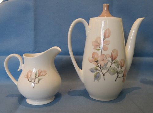 Vintage Royal Adderley Coffee Pot & Ridgway Milk Jug - Both Ophelia pattern - Picture 4 of 9