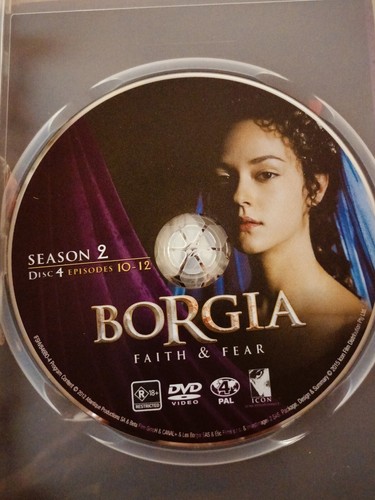 Borgia - Faith And Fear Season 1 & 2 Region 4 DVD R18+ 2x 4 Disc Sets 24eps VGC - Picture 16 of 17