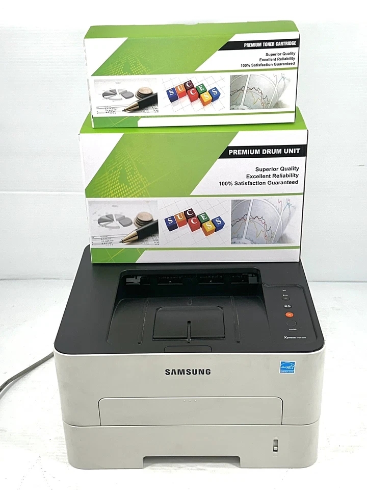 Samsung Xpress M2625D Laser Printer, 100% Toner & Drum, Installed, Pg: 3456 - Image 4 of 4
