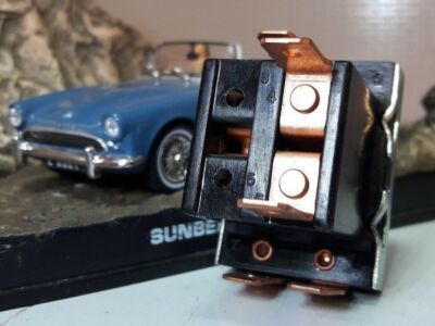 Sunbeam Alpine Tiger Dash OEM Lucas Toggle Switch u0026amp; Heater Blower Metal  Tab Tag | eBay