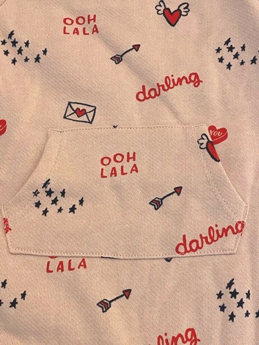 Neu mit Etikett Mädchen Gymboree Baby VALENTINSTAG Einteiler 6 12 Monate rosa OOH LALA Love - Bild 2 von 4
