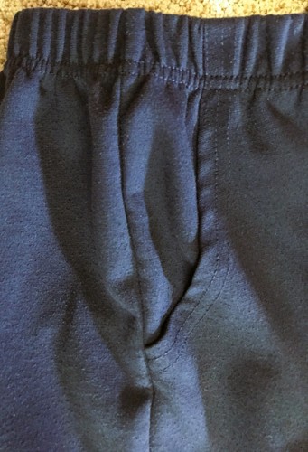 Woman Within 16Tall; navy blue knit pants; 2 nice side pockets - Picture 3 of 3
