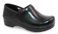 Sanita Pro Cabrio Black Leather Professional Clog Women's EU sizes 35-42/NEW!!