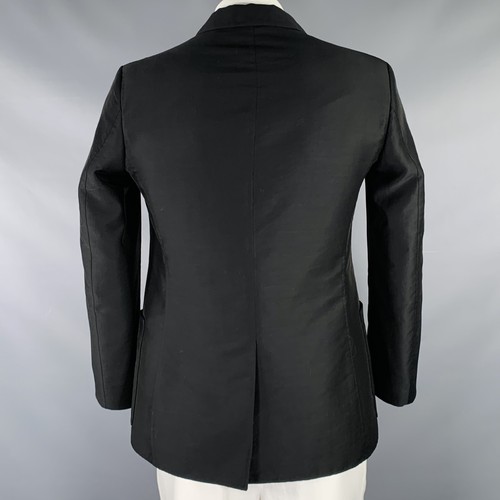 JIL SANDER Size 42 Black Wool Blend Notch Lapel Sport Coat - Picture 3 of 7