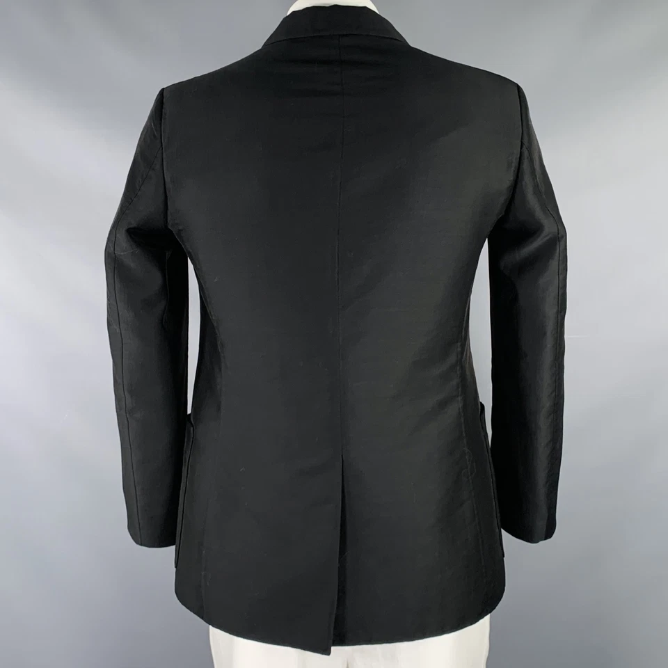 Спортивное пальто JIL SANDER размер 42 черная шерстяная смесь с вырезом лацкан - Изображение 3 из 4