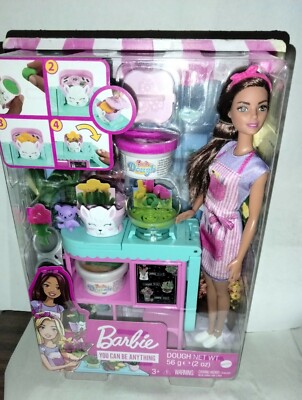 Mattel - Barbie You Can Be Anything - Florist Playset, Brunette Hair ...