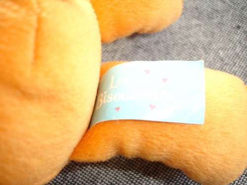 PELUCHE BISOUNOURS - GROSBISOU - Cœur - CARE BEARS - 28 cm - JEMINI - 2005 - Photo 3/5