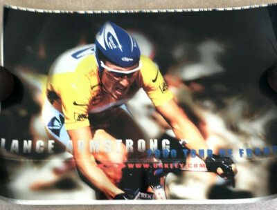 2000 Lance Armstrong Oakley Tour De France Rare (prototype print from studio)