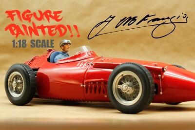 Figurine 1/18 Fangio - VROOM - Monoplace Maserati/Mercedes 1958 - Résine Non Peinte