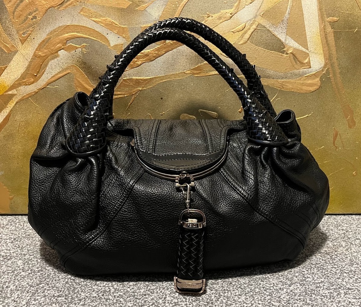 ら*む様 セ－ル！FENDI SPY HOBO BAG FENDI SPY HOBO BAG IN BLACK LEATHER | eBay UK
