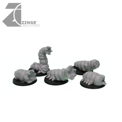 Zinge Industries - Mutant Monsters  Large Maggots Multi Part Miniatures S-BHM10
