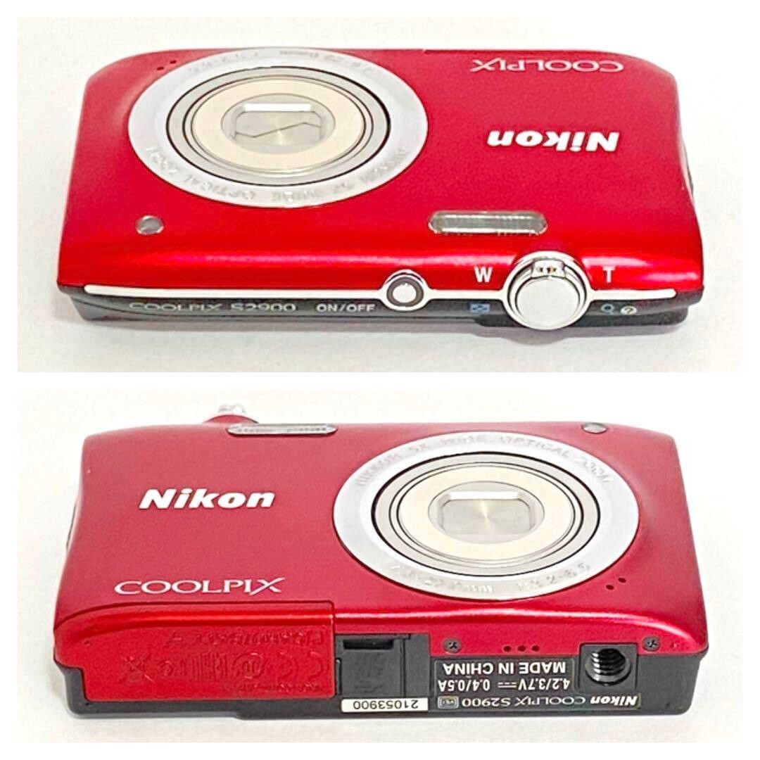 Nikon Coolpix S2900 Red 5x 20.1MP Compact Digital Camera Nikon Coolpix S2900 Red 5x 20.1MP Compact Digital Camera