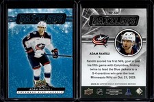 2023-24 Upper Deck Extended Series Blue Dazzlers #DZ-142 Adam Fantilli