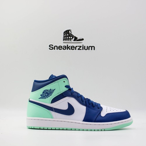 Nike Air Jordan 1 Mid Mystic Navy Mint 