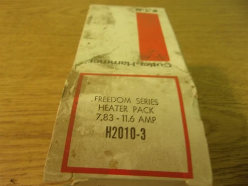 NEW Cutler Hammer H2010-3 Freedom Series Heater  *FREE SHIPPING*