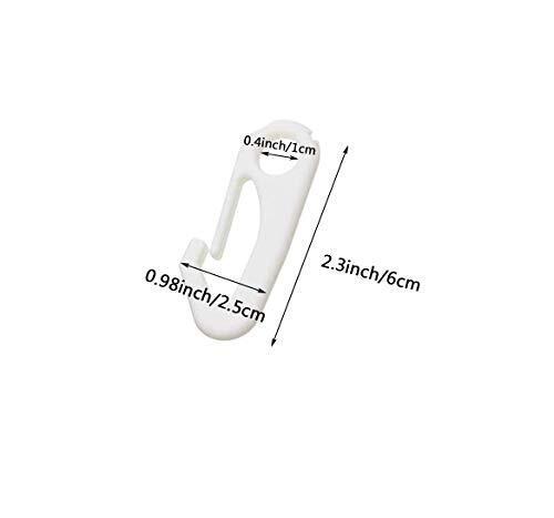 20 Pack Flag Pole Clip Snap Hooks Nylon Flagpole Attachment - Picture 2 of 2