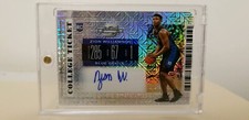 2019 - 2020 Contenders Draft Zion Williamson RC Optic Mojo Refractor Auto 8/10