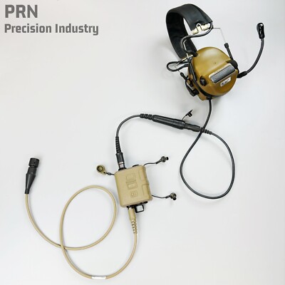 PRN INVISIO V60 PTT to U92/U174 Adapter cable V Series For Peltor