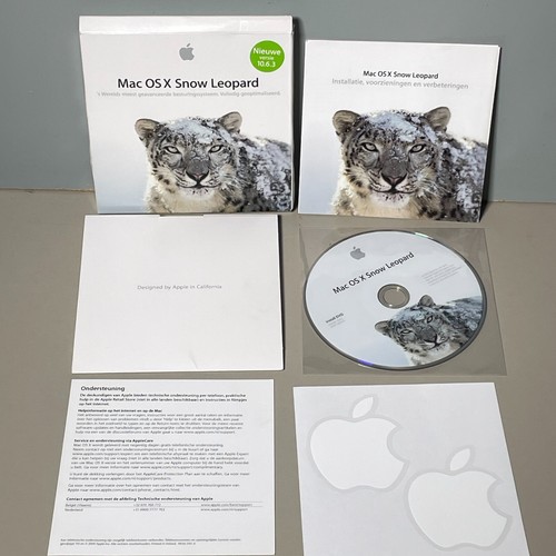 Apple Mac OS X 10.6.3 Snow Leopard Retail DVD Dutch NoMC573N/A - Bild 4 von 5