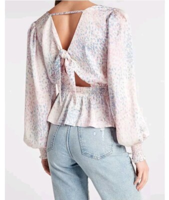 peplum top long back