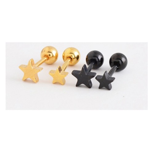 272H Cartilage Star Small Stud Star Titanium earrings stud Ear Tragus - Picture 2 of 13