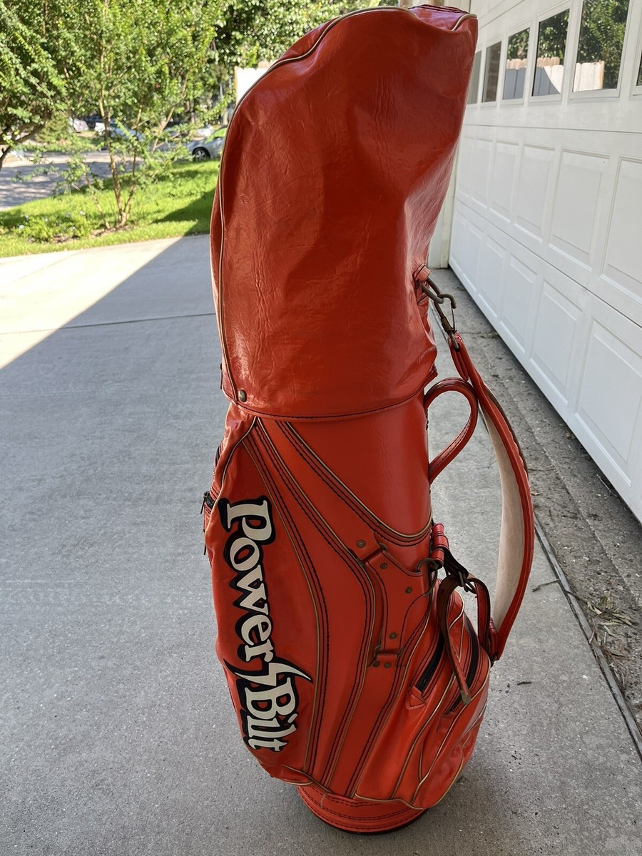 Golf Bag Vintage Orange PowerBilt | eBay