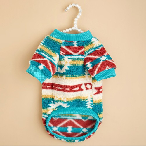 Pet Dog Coat Outdoor Puppy Knit Sweater Thermal Jumper Cat Clothes Winter Warm - Picture 7 of 10