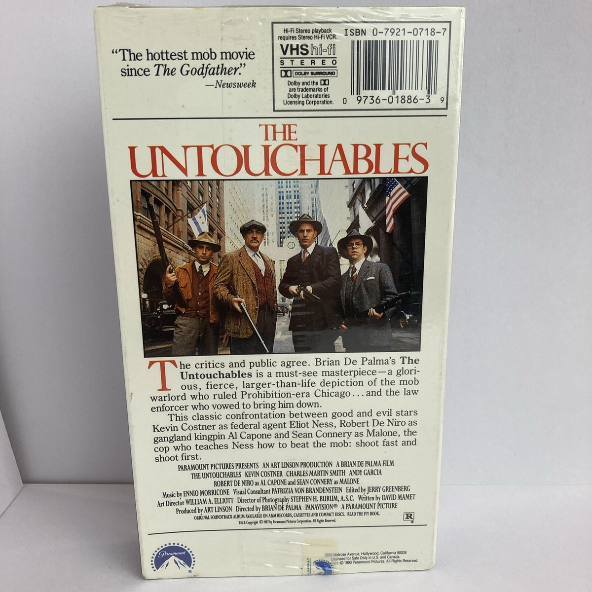 (未使用･未開封品)Untouchables [VHS] The Untouchables VHS 1996 New Sealed in Plastic 97360188639