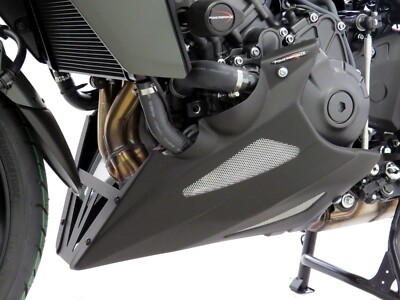 Bauchpfanne untere Verkleidung Yamaha XSR900 2022-2023 MATTSCHWARZ - SILBERNETZ